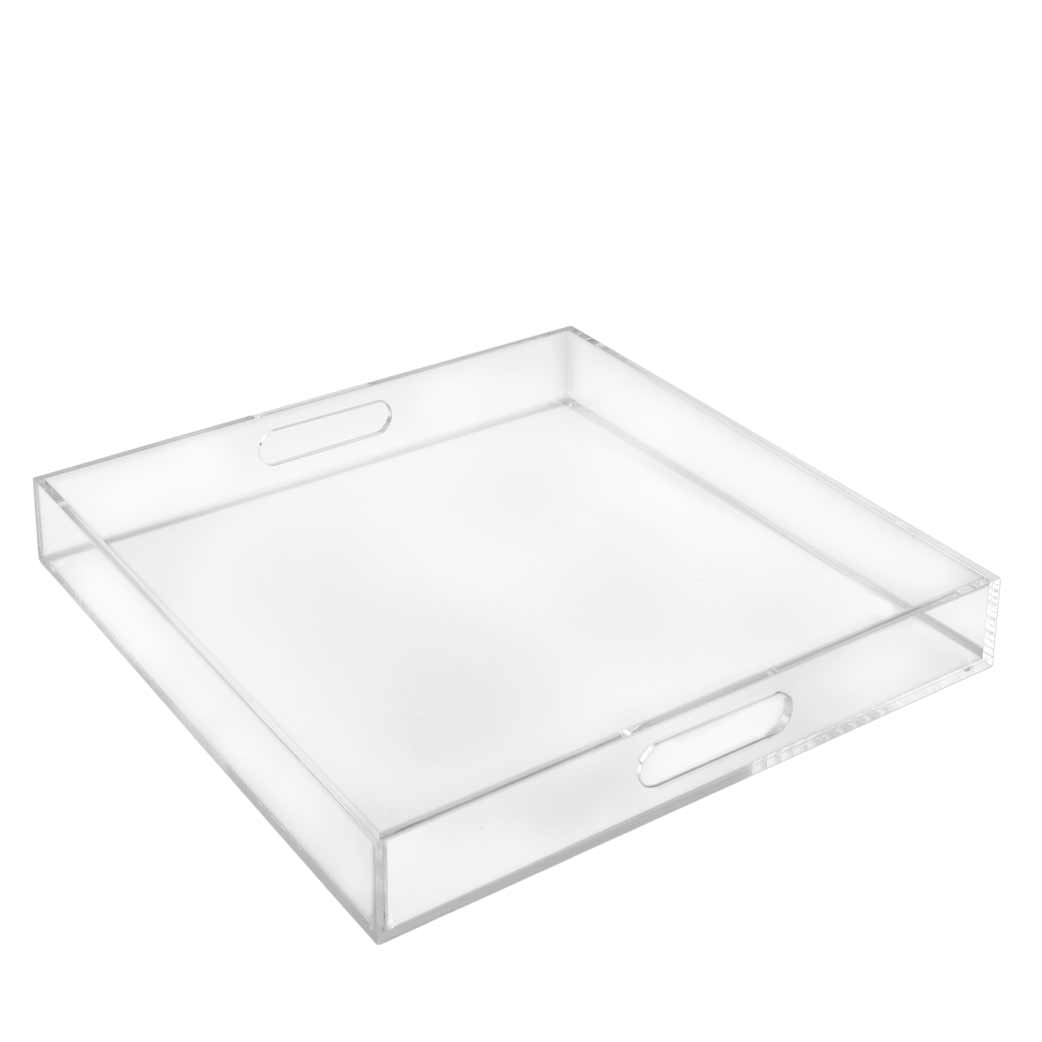 16" Square Acrylic Serving Tray - Bria Blair Creative