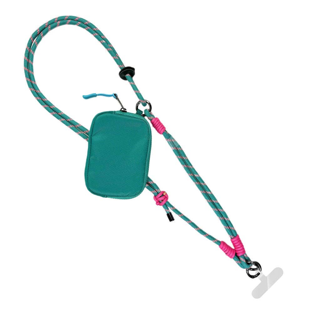 Active Crossbody w/RFID Pouch Twin Rope: Royal Blue