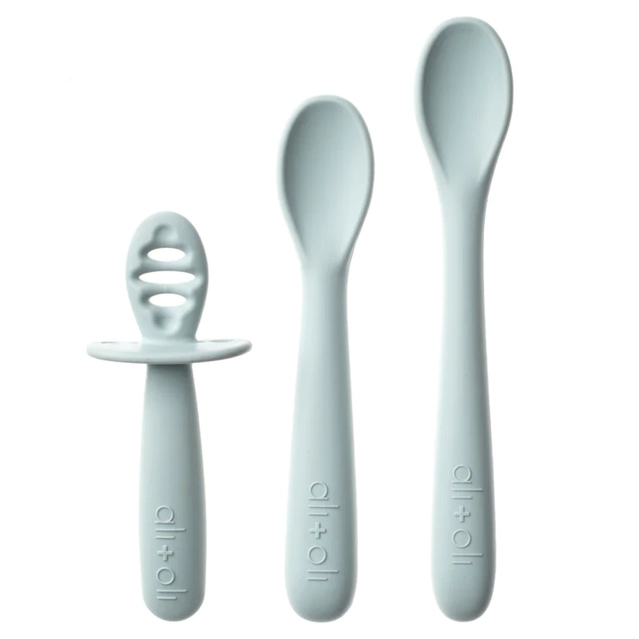 (3 - pc) Multi Stage Spoon Set for Baby (Blue) 6m+ - Bria Blair Creative