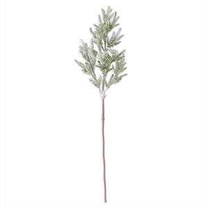 31 Inch Glittered Snowy Flocked Pine Stem - Bria Blair Creative