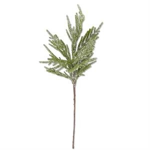 33 Inch Glittered Icy Fir Pine Branch - Bria Blair Creative