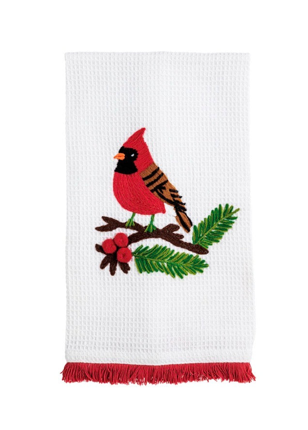 Cardinal Waffle Towel