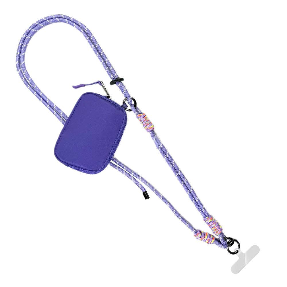 Active Crossbody w/RFID Pouch Twin Rope: Royal Blue