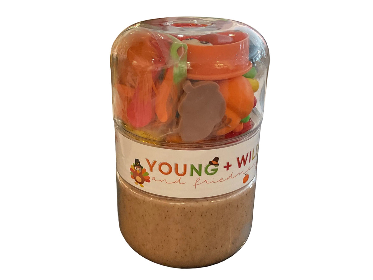 Young + Wild Grab & Go Sensory Dough - Make a Turkey