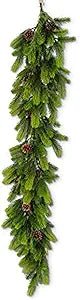 60" Real Touch Fir and Cypress Garland with Pinecones - Bria Blair Creative
