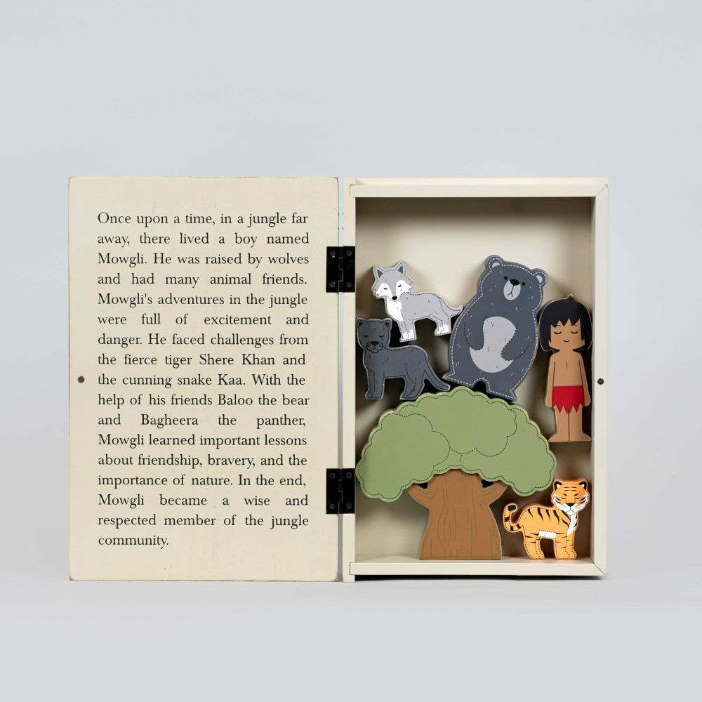 11963 - 8x12 woodland storybook s/6 (JUNGLE) Gift Set