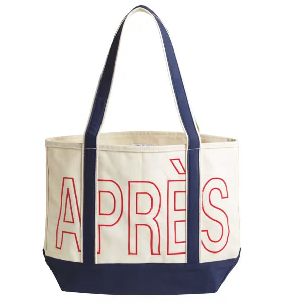 APRÈS SKI CANVAS TOTE