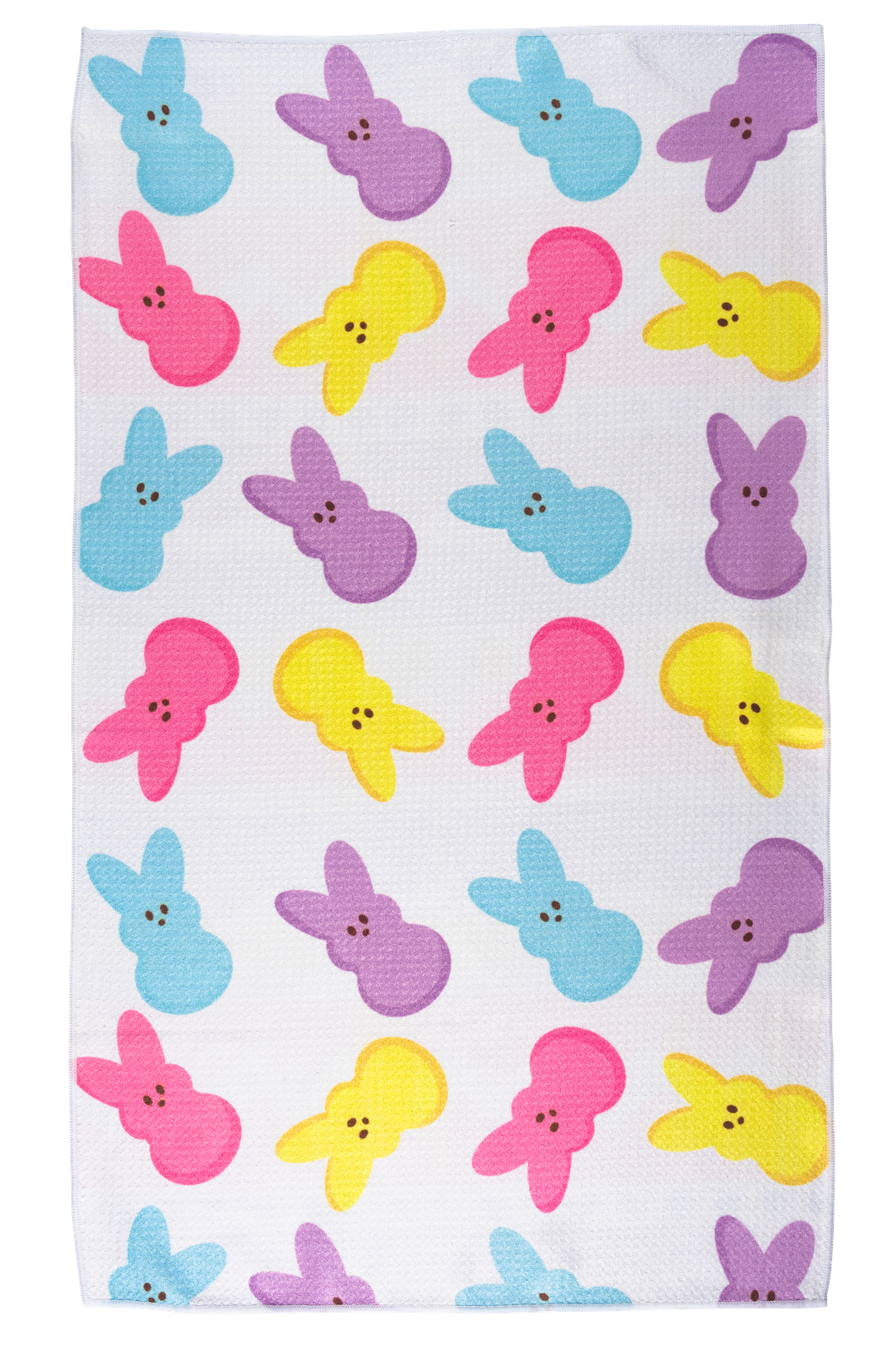 Easter Stripes Bloom Dish Towel