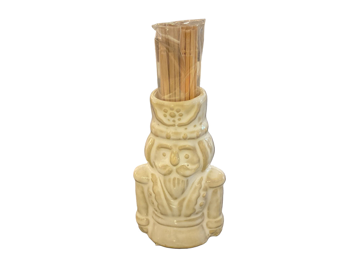 Mud Pie Nutcracker Toothpick Holder