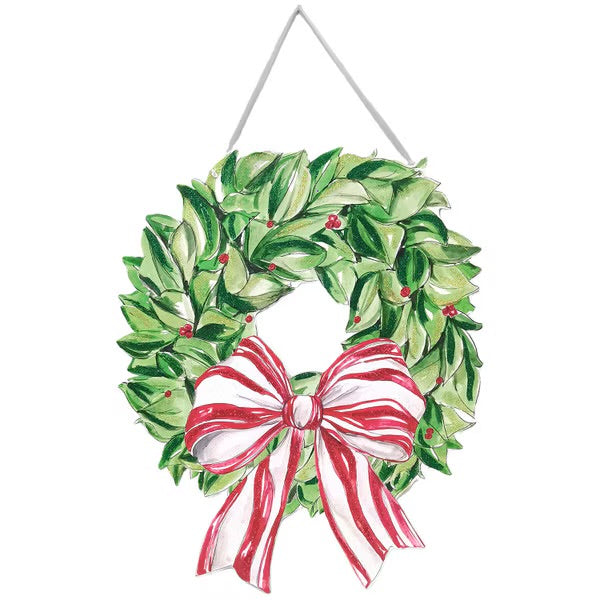 Beck’s Traditional Tidings Wreath PVC Door Hanger