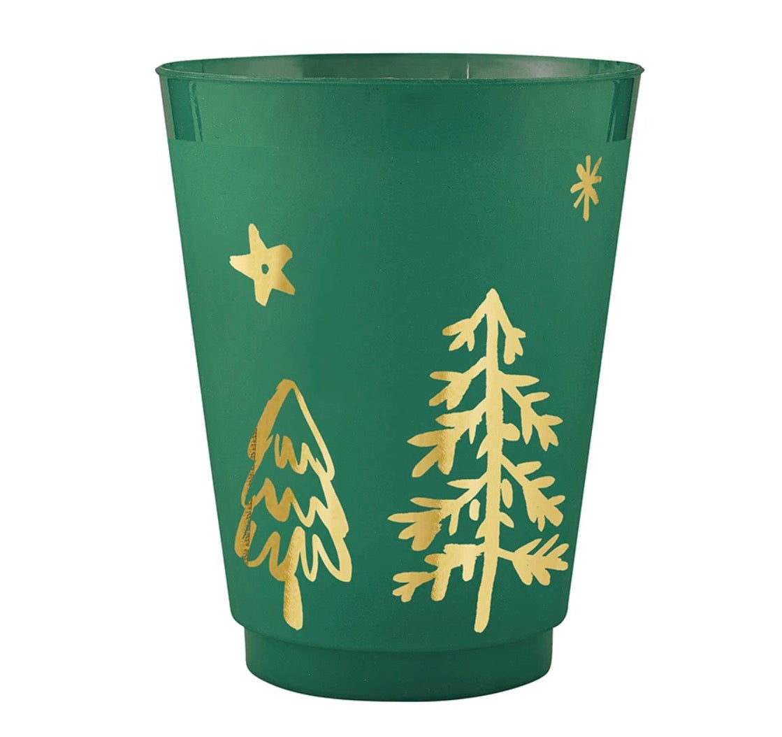 Frost Cups - Trees - Set of 8