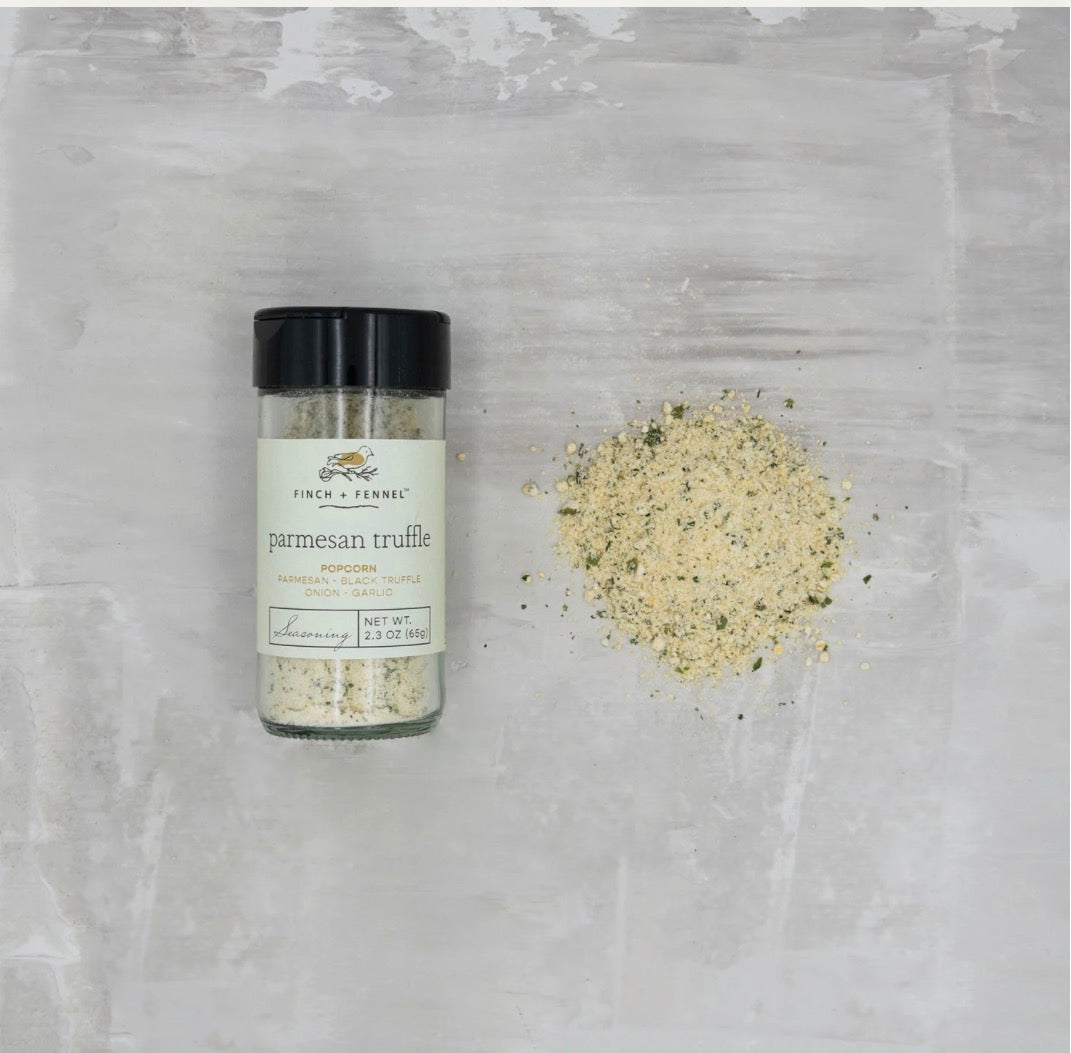 2.8 oz. Parmesan Truffle Popcorn Seasoning Finch + Fennel