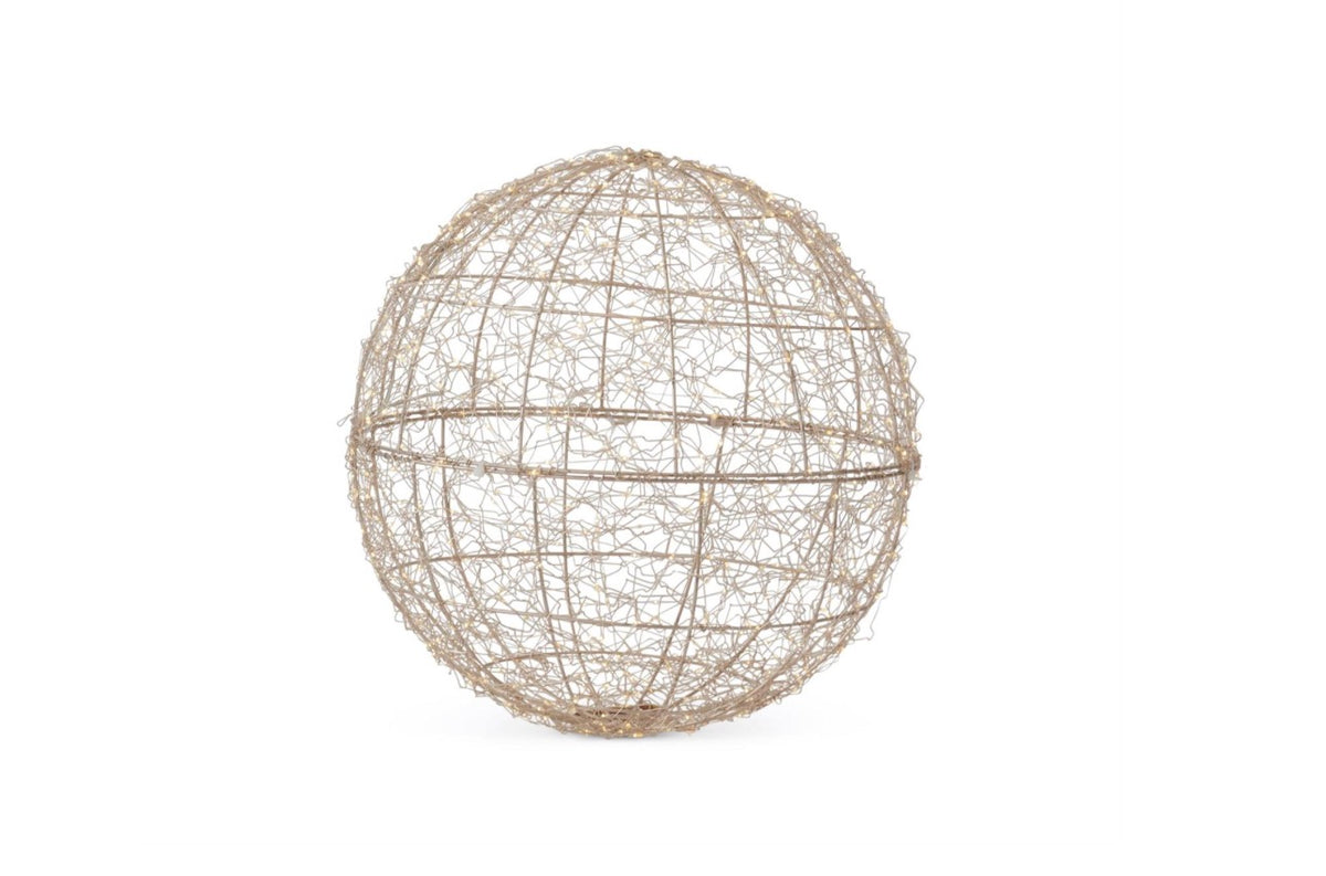 16.5 INCH ELECTRIC LED SILVER WIRE BALL