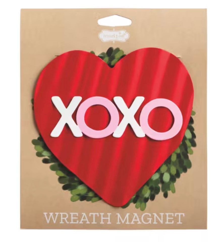 HEART WREATH MAGNET MUDPIE