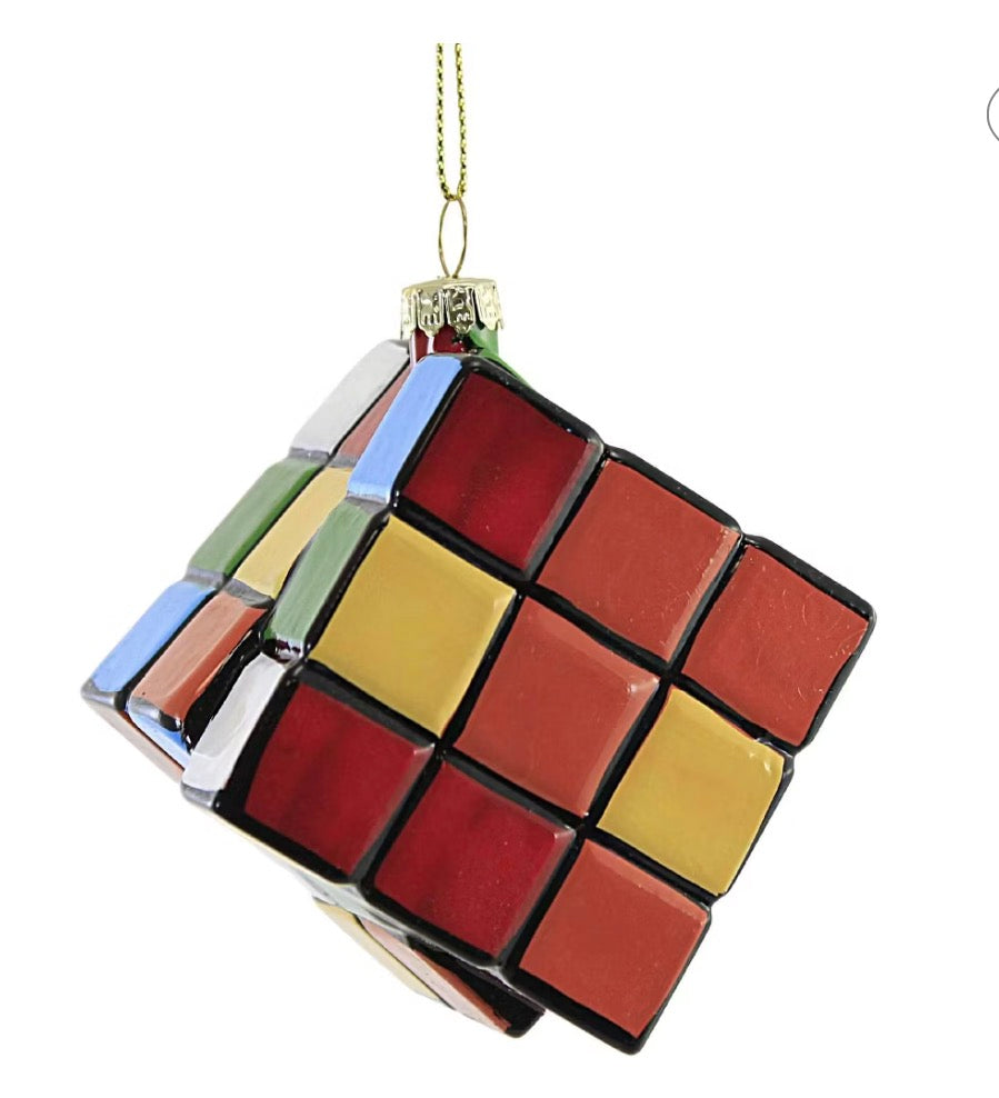 Puzzle Cube Ornament
