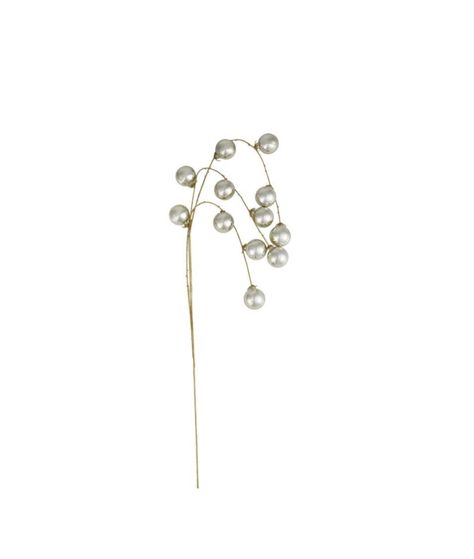 Plastic Ball Spray, Silver Finish