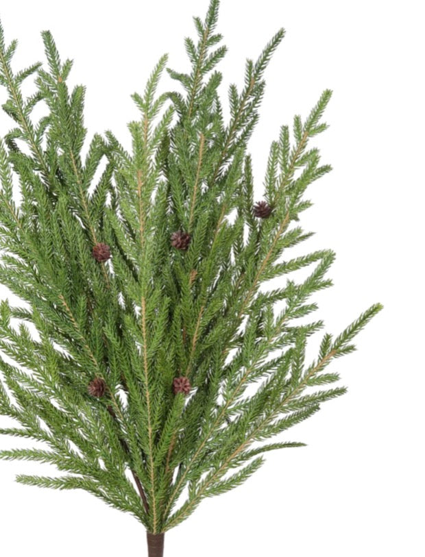 XMAS NORFOLK PINE/CONES VINE 28''