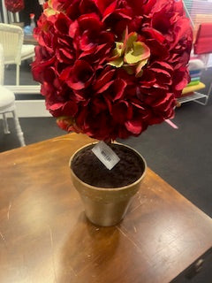 21.5" Hydrangea in Golden Pot