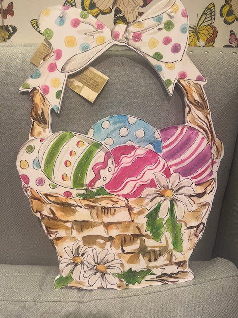 Beck's Classic Easter Basket Door Hanger