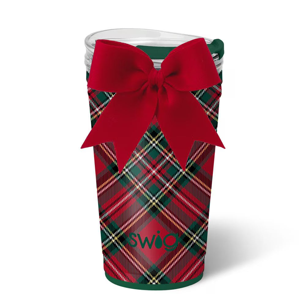 Christmas Plaid Party Cup 24oz