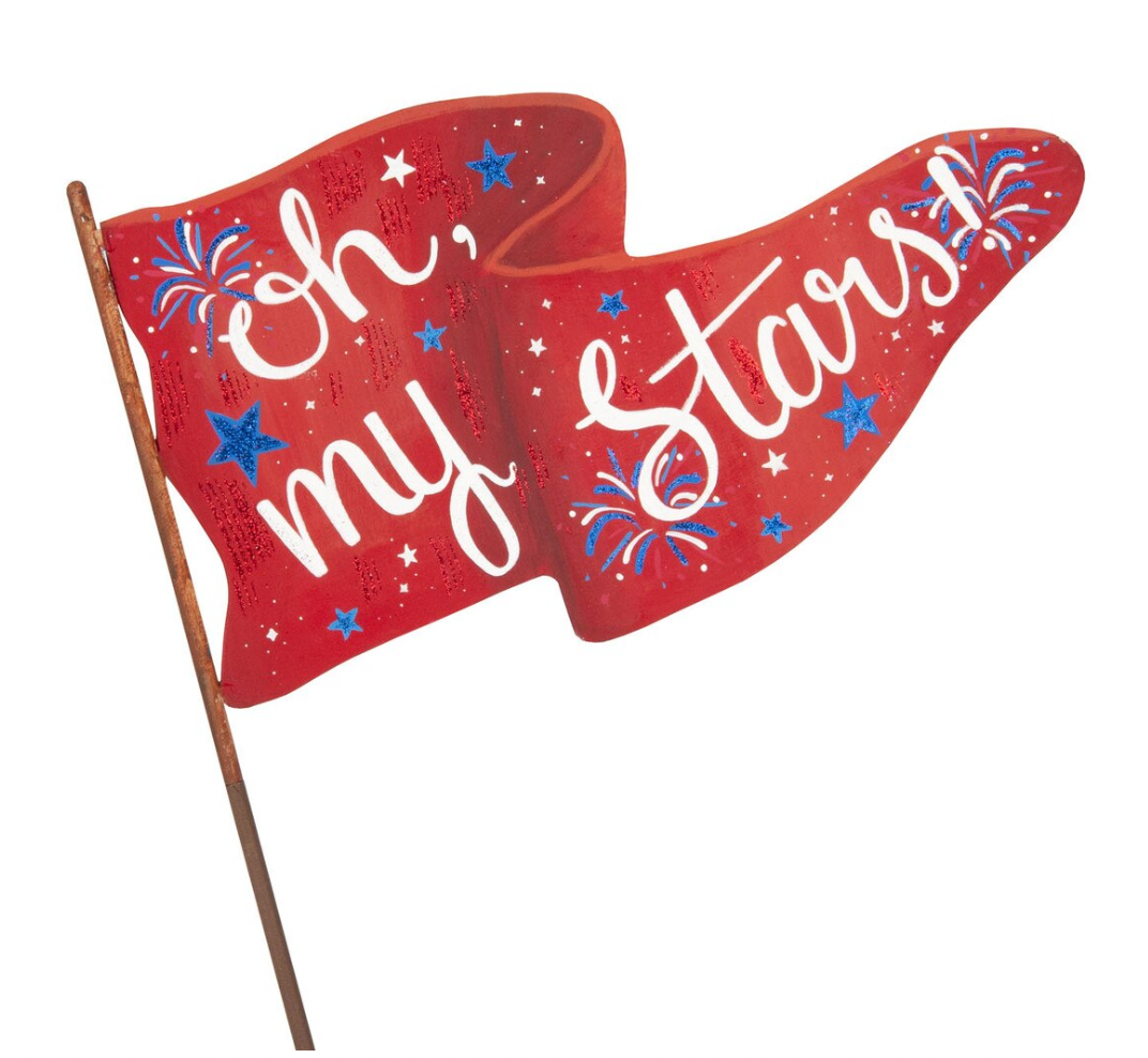 "Oh My Stars" Pennant Flag
