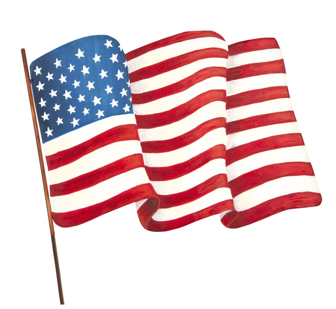 Waving American Flag