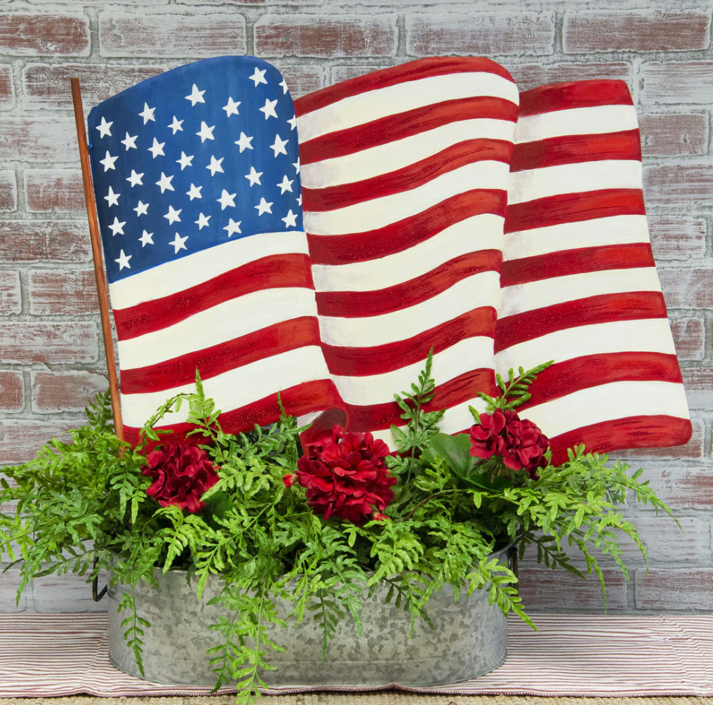 Waving American Flag