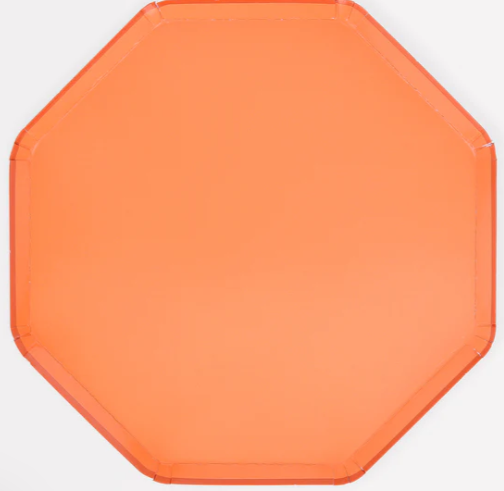 Papaya Dinner Plates (x 8)