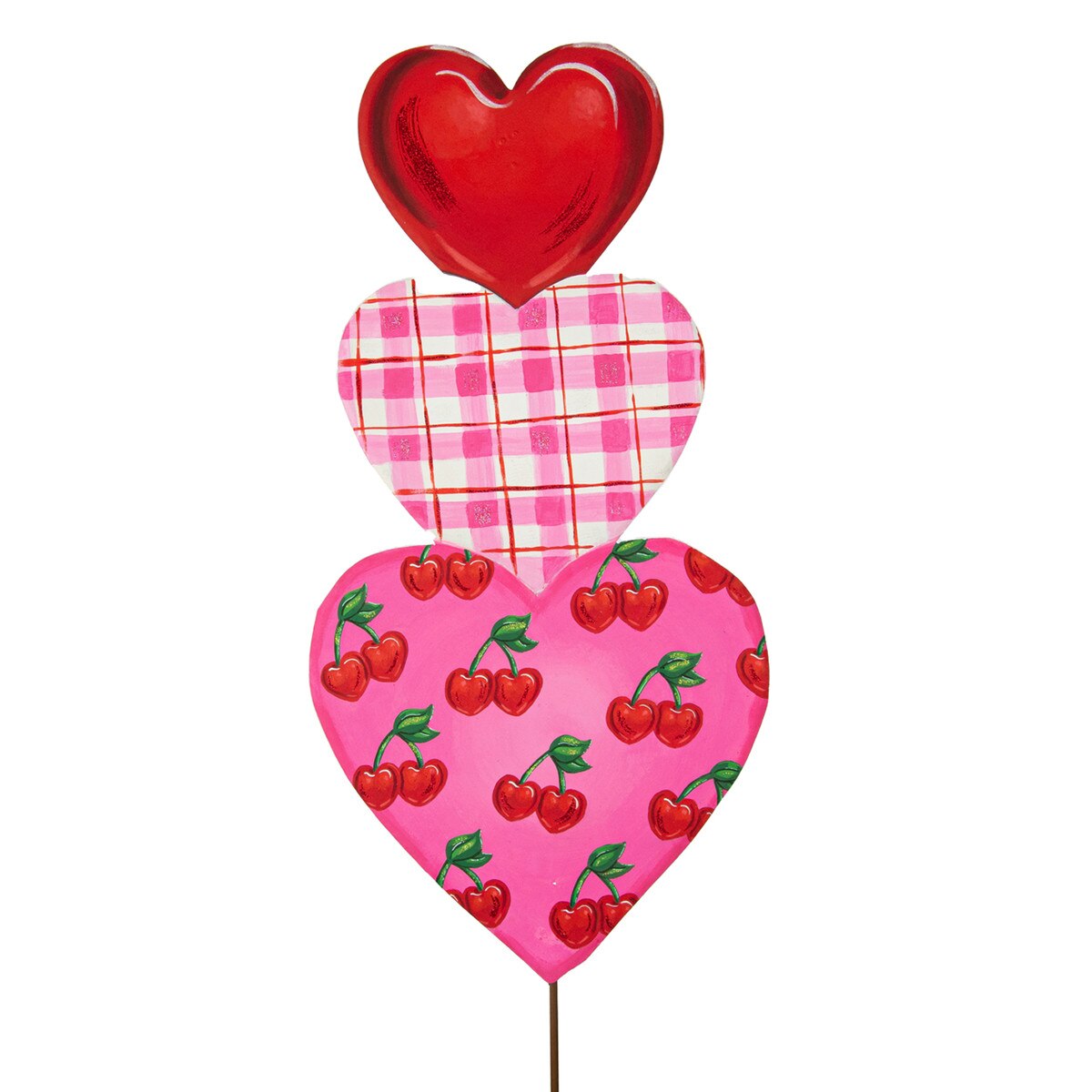 Cherry Heart Topiary Sign