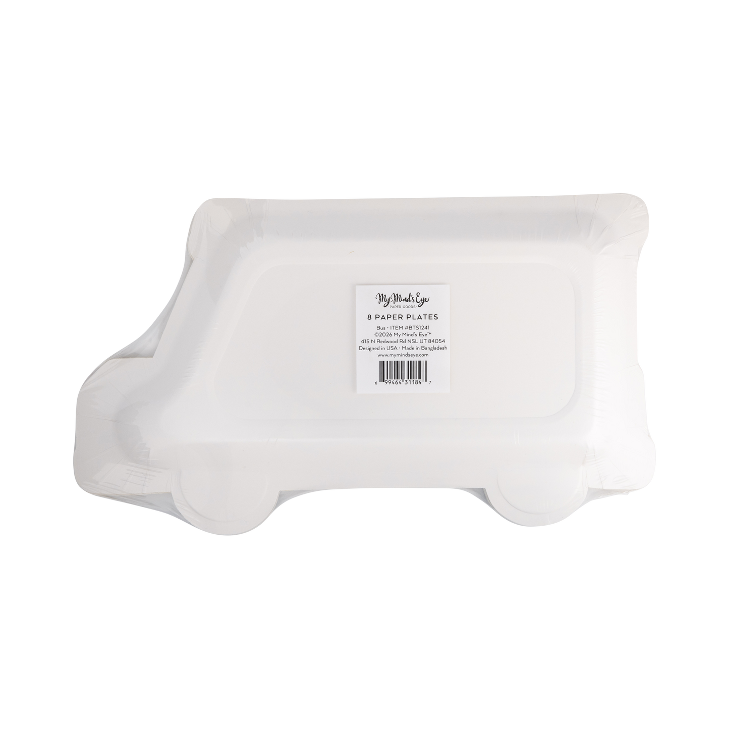 BTS1241 - School Bus Shaped Plate