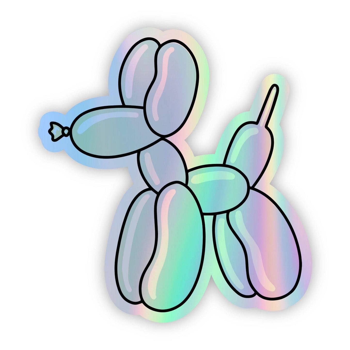 Balloon Dog Holographic Sticker - Bria Blair Creative