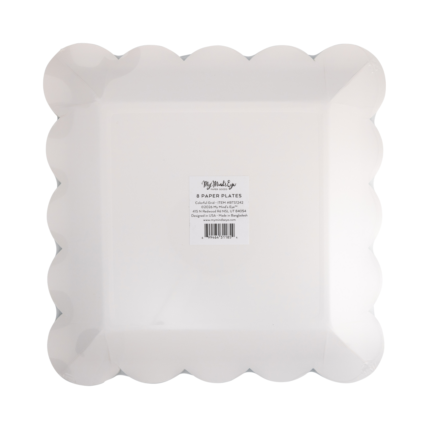 BTS1242 - Colorful Gird Plate