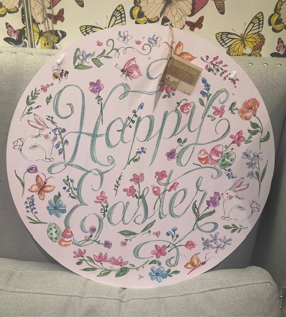 Beck's Happy Easter Door Hanger - Bria Blair Creative