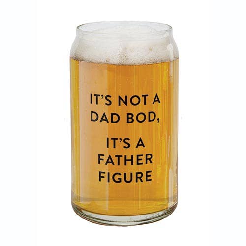 Beer Can Glass - Father Figure - Bria Blair Creative