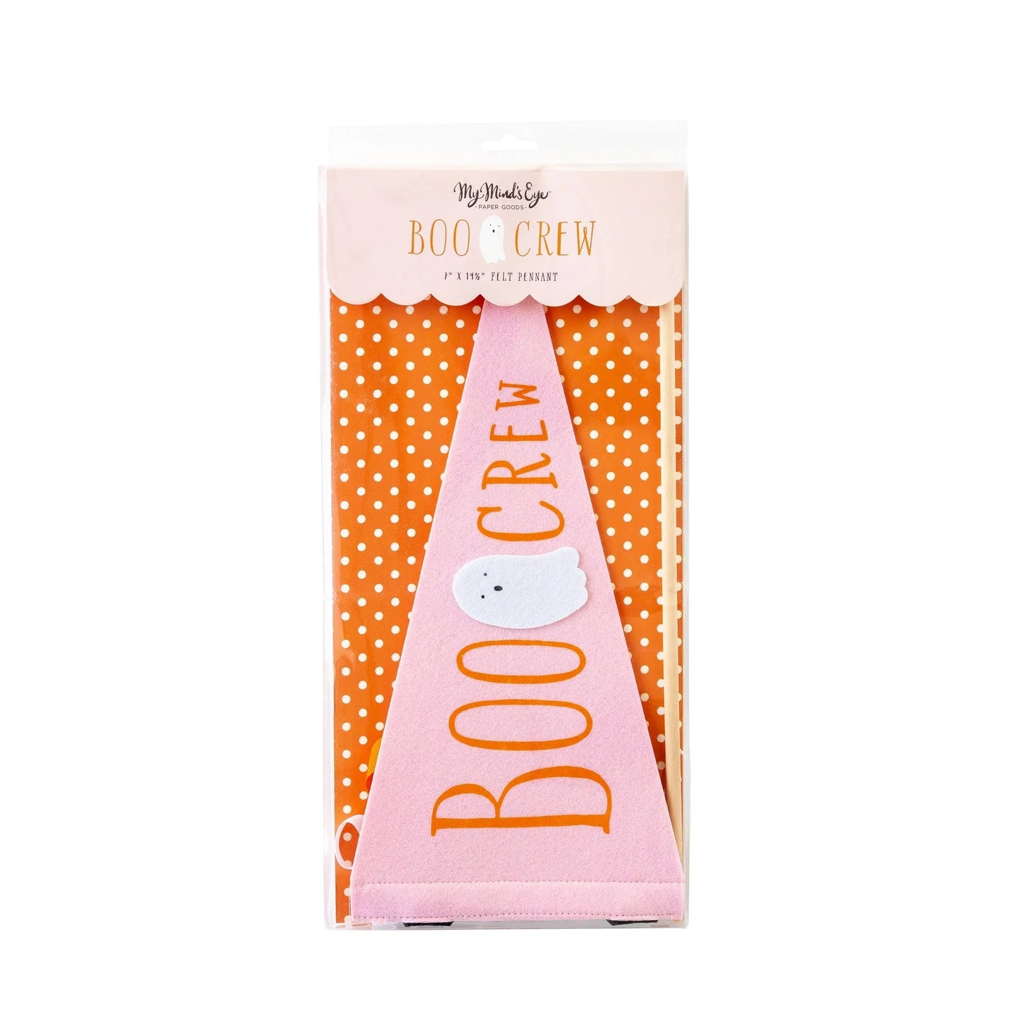 Boo Crew Felt Pennant Banner - Bria Blair Creative