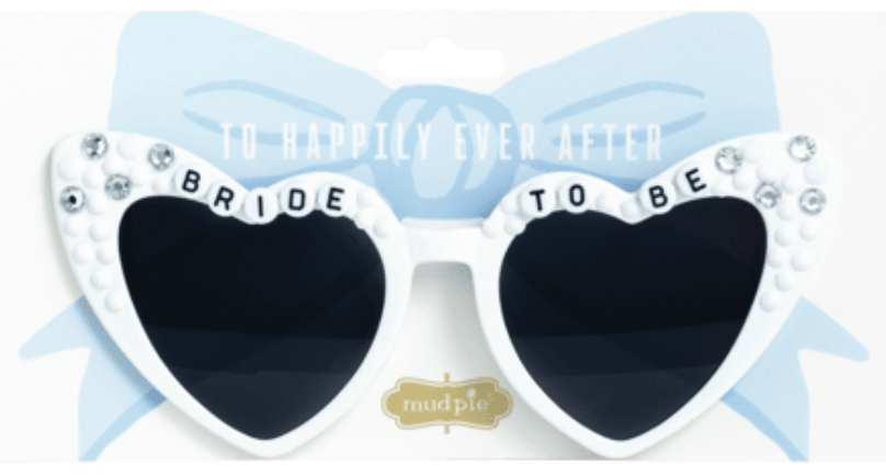 Bride Sunglasses White - Bria Blair Creative
