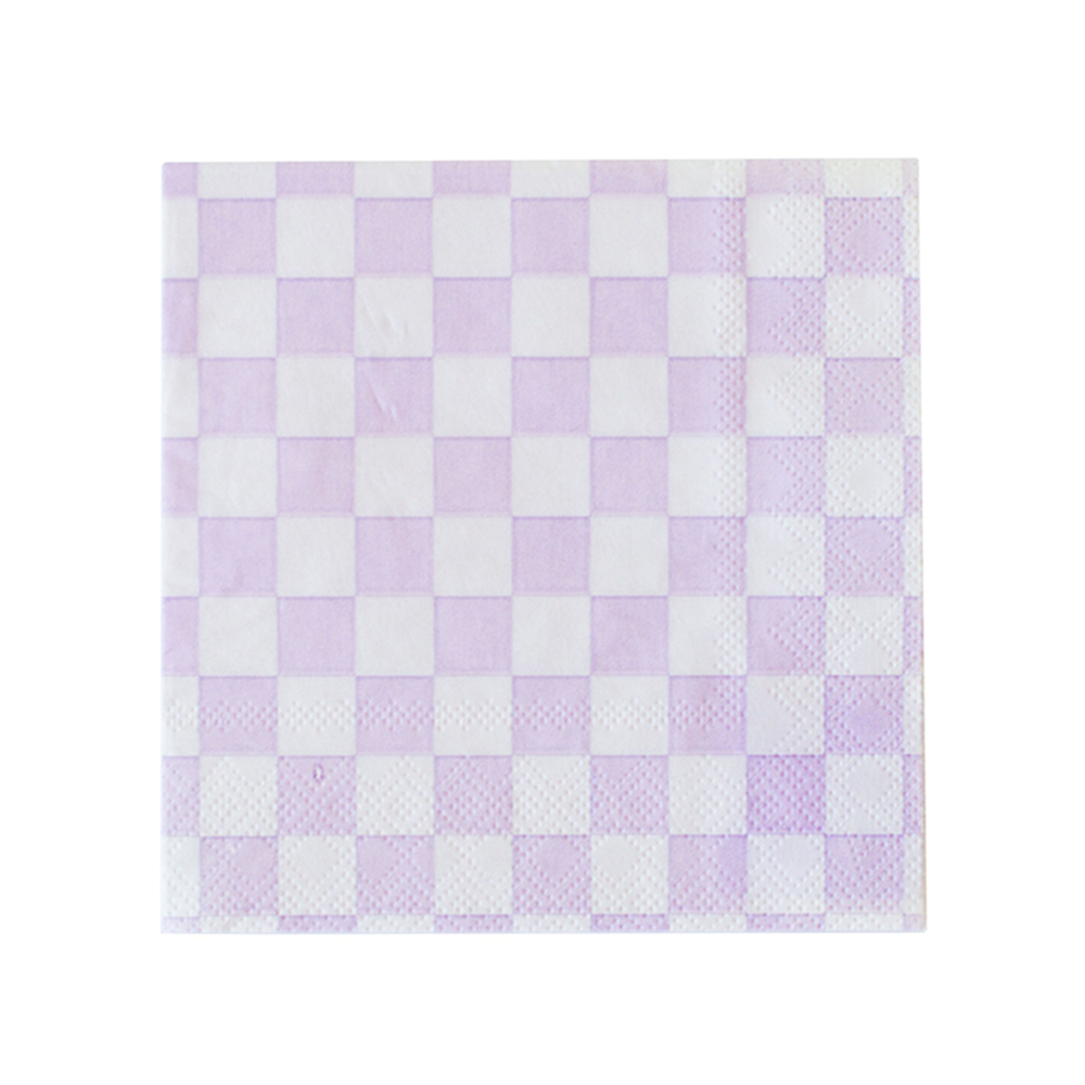 Check It! Cocktail Napkins - 20 Pk. - Purple Posse
