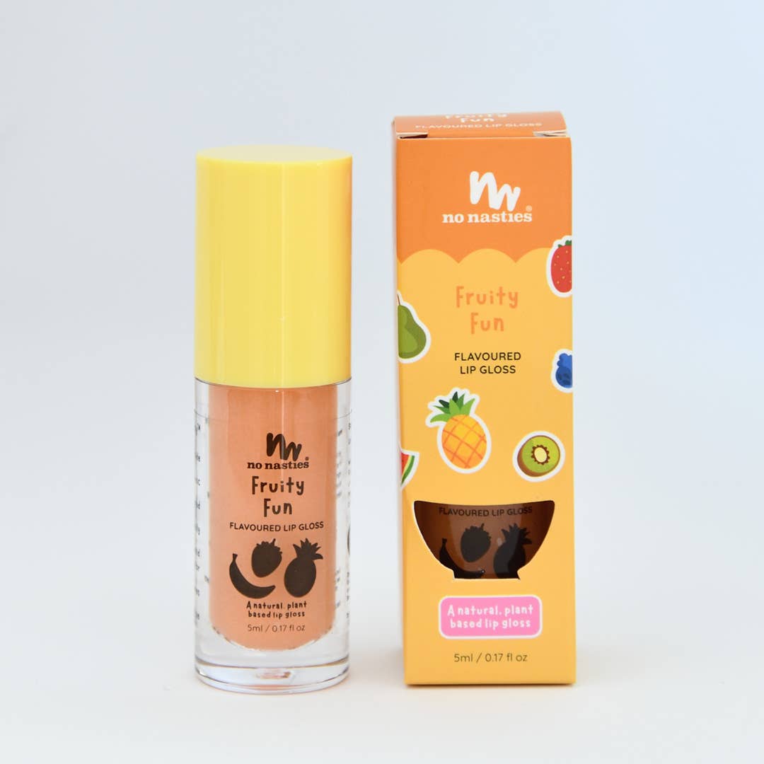 Natural Kids Lip Gloss Wands - Multiple Flavours available: Juicy Watermelon - Watermelon Coloured