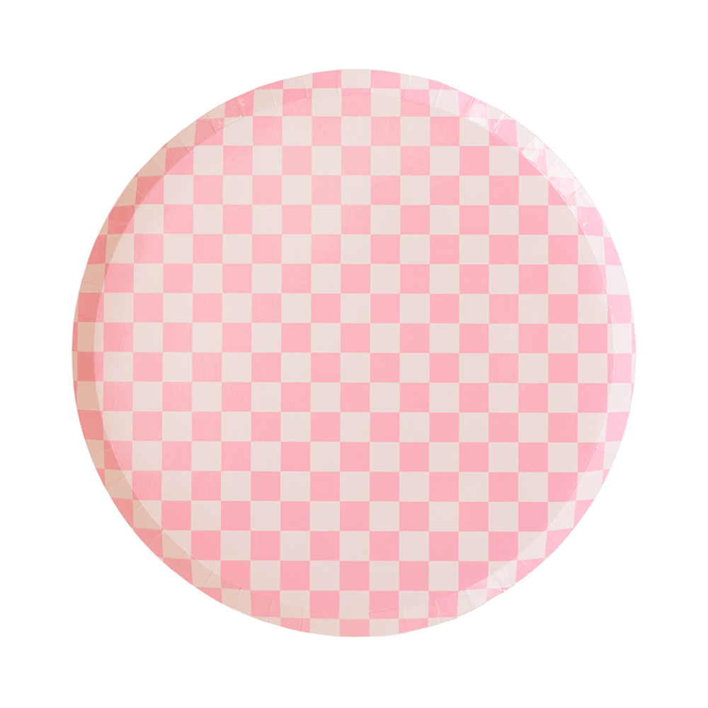Check It! Dinner Plates - 8 Pk. - 11 Color Options: Peaches N' Cream - Bria Blair Creative