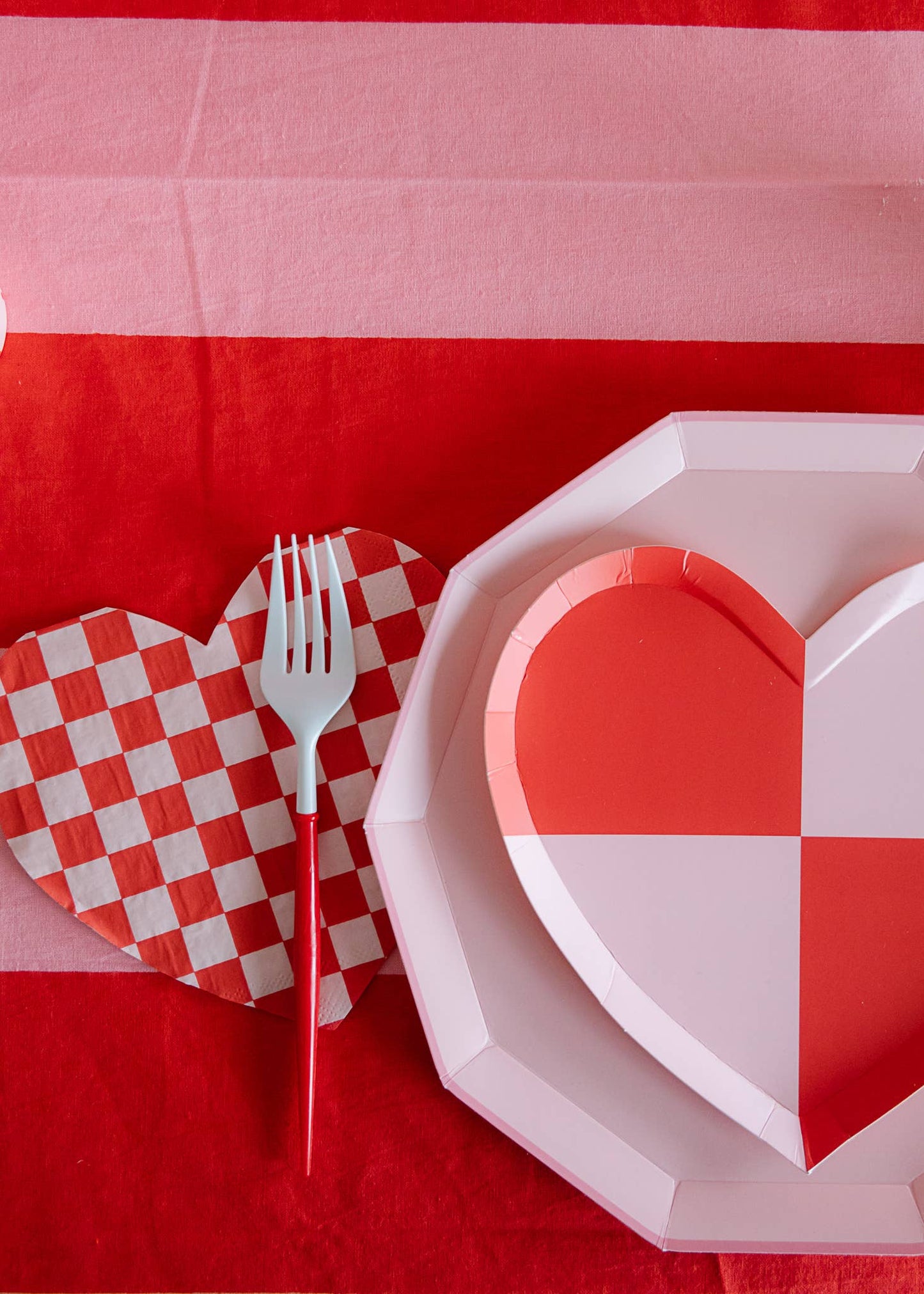 CHECK MATE HEART LARGE NAPKINS - Bria Blair Creative