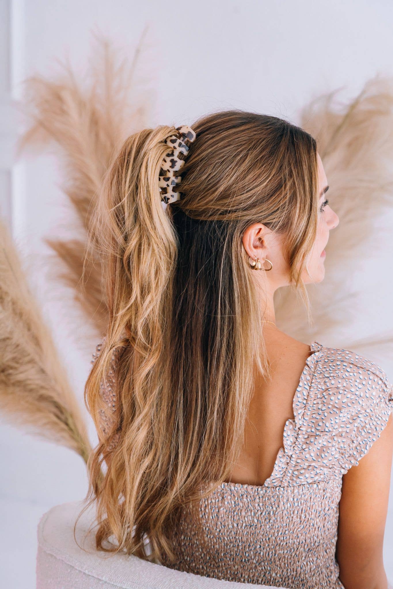 Classic Hair Clip | Medium | Blonde Tortoise - Bria Blair Creative