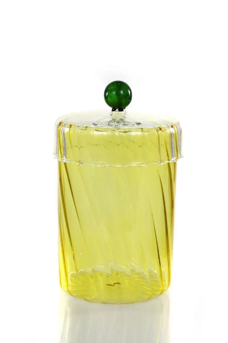 Cody Foster Pom Jar - Large Yellow - Bria Blair Creative