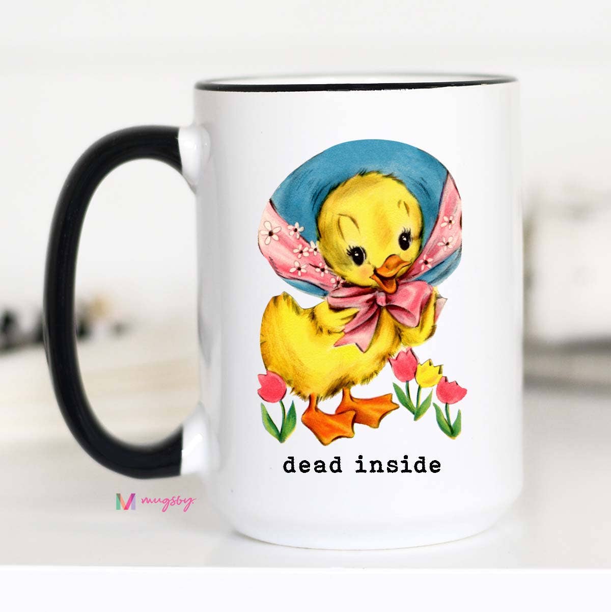 Dead Inside Funny Coffee Mug: 11oz - Bria Blair Creative