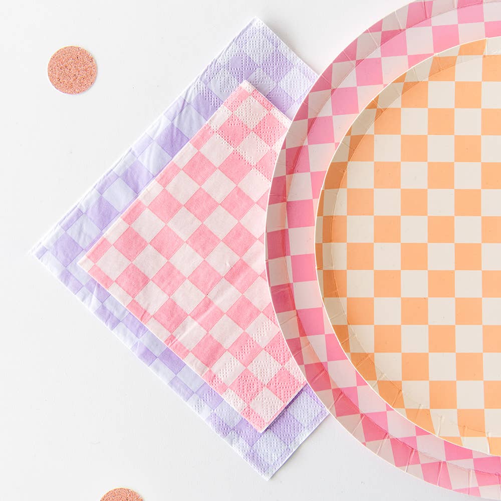 Check It! Cocktail Napkins - 20 Pk. - Purple Posse