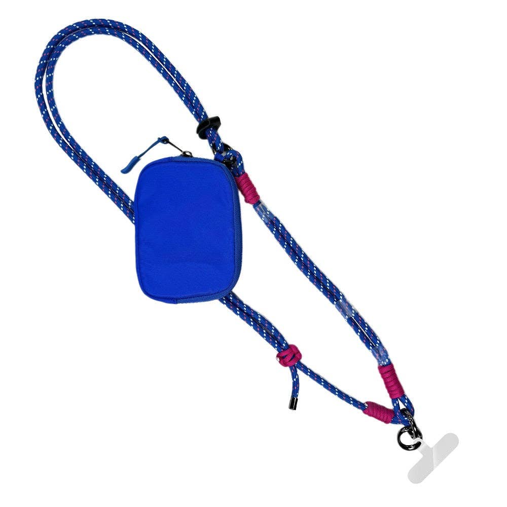 Active Crossbody w/RFID Pouch Twin Rope: Royal Blue