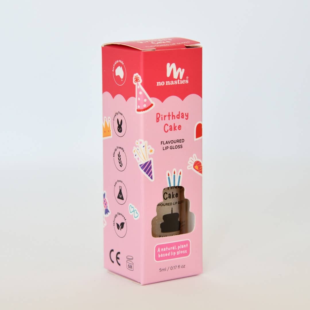 Natural Kids Lip Gloss Wands - Multiple Flavours available: Gummy Grape - Purple