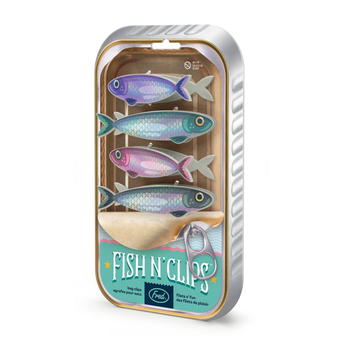 Fish 'N Clips - Sardine Bag Clips - Set of 4 - Bria Blair Creative