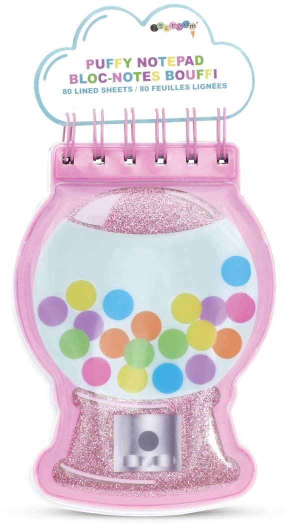 Gumball Machine Puffy Notepad - Bria Blair Creative
