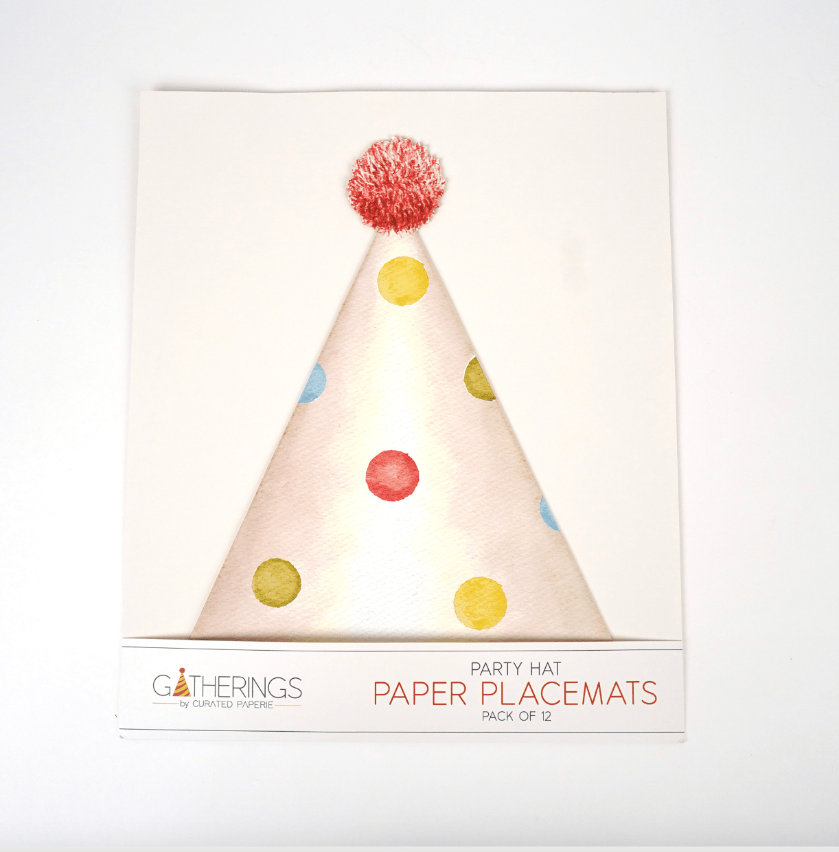 Happy Birthday Party Hat Paper Placemats - Bria Blair Creative
