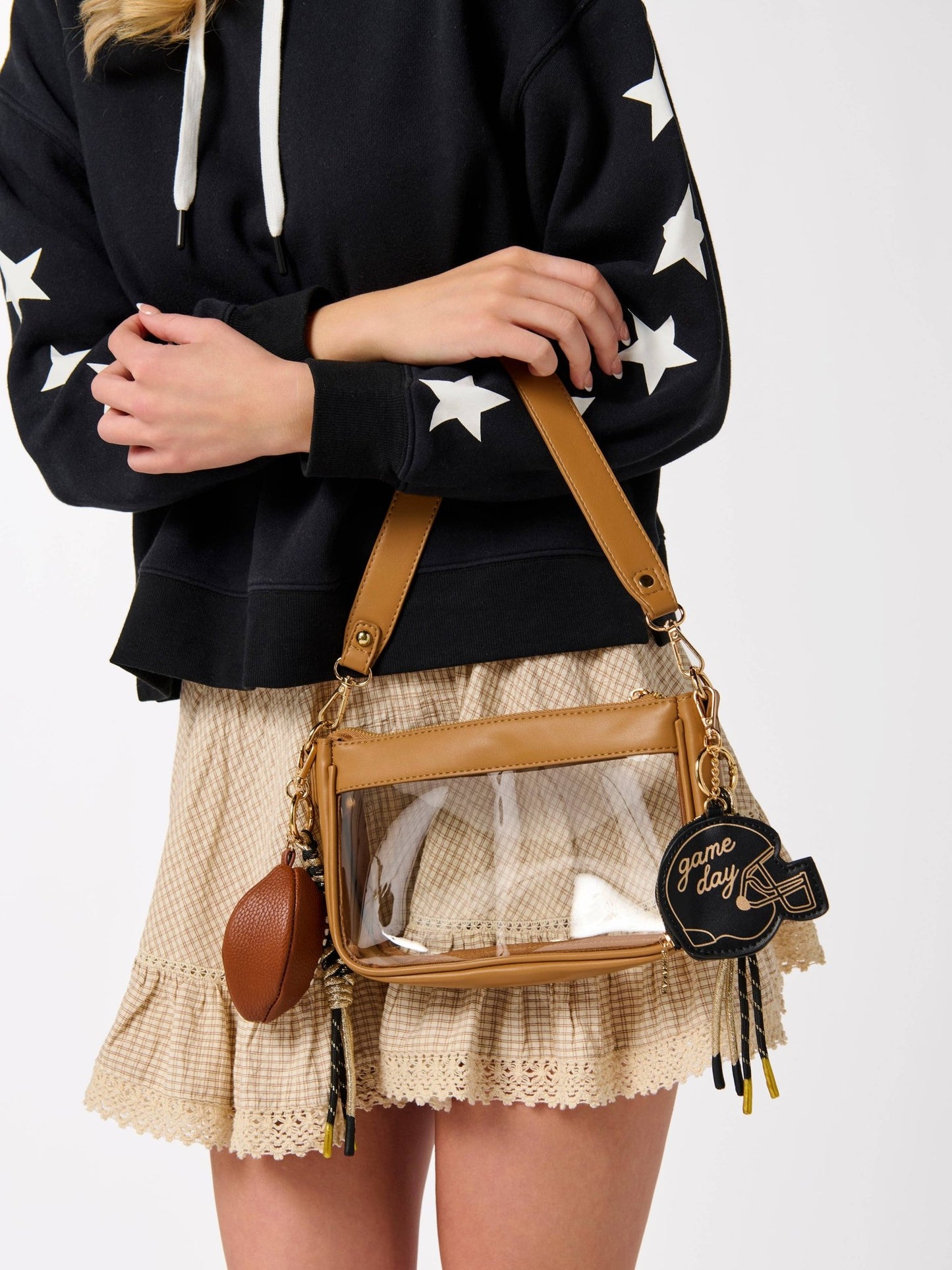 HELMET BAG CHARM/KEY RING: BLUE - Bria Blair Creative